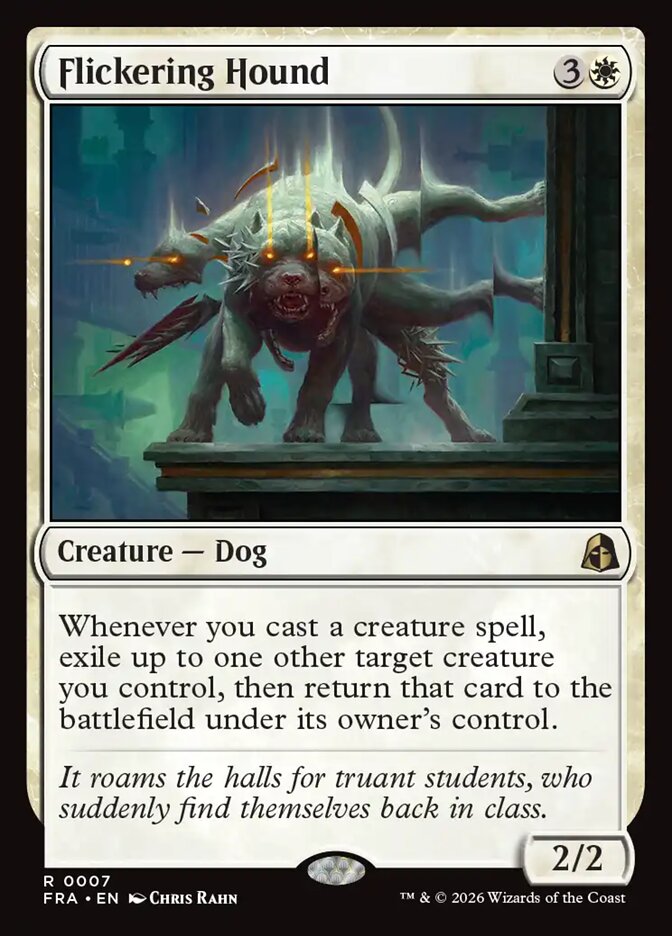 Flickering Hound Foil