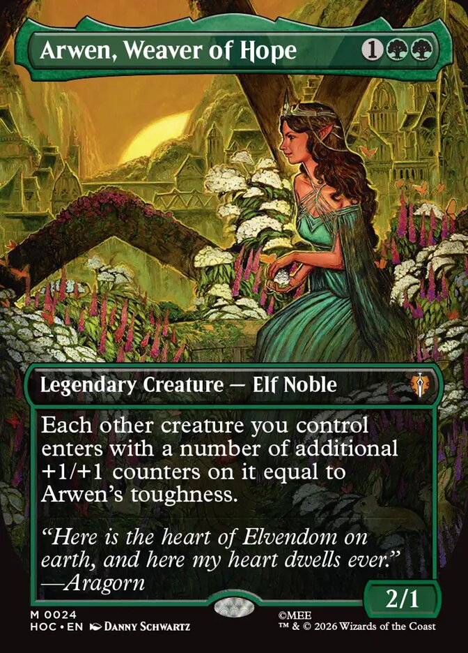 Arwen, Weaver of Hope Classic Artist Foil