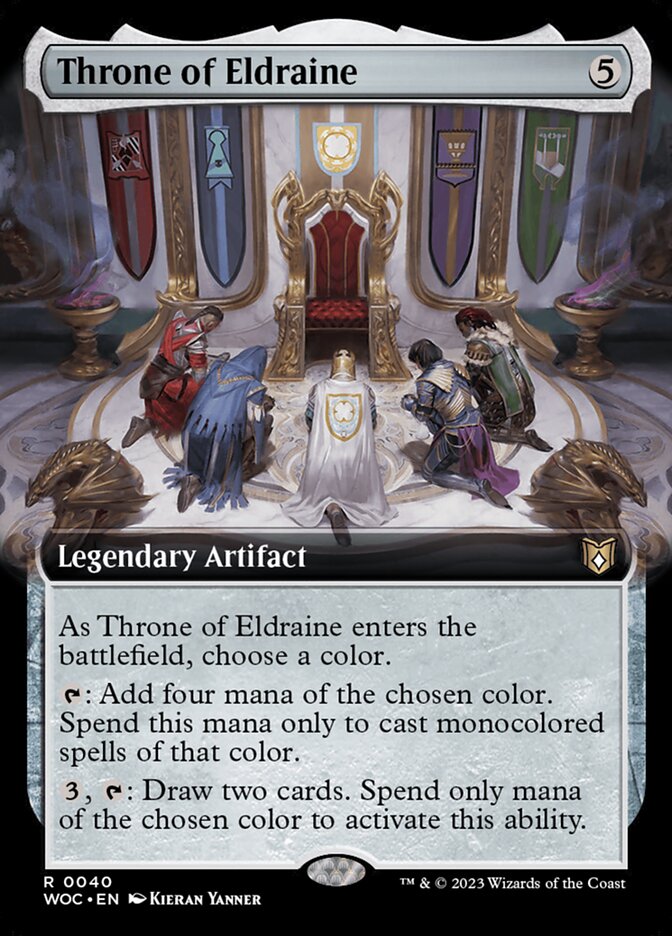 Throne of Eldraine Extended Art