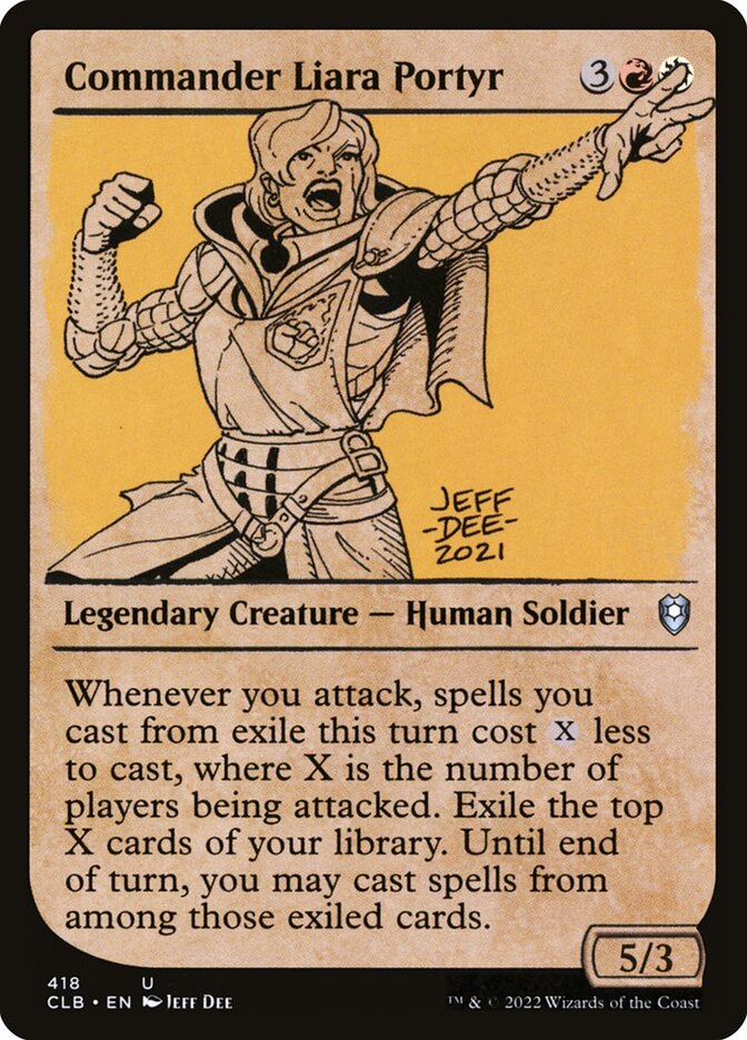 Commander Liara Portyr Showcase Foil
