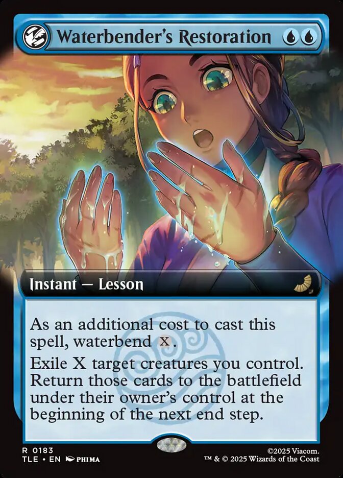 Waterbender's Restoration Extended Art