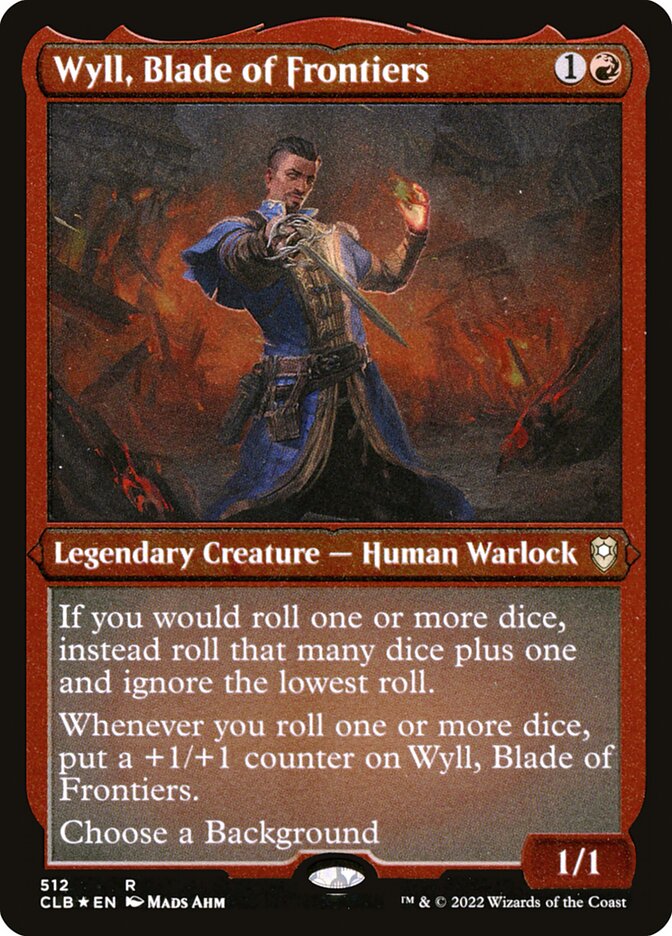 Wyll, Blade of Frontiers Etched Foil