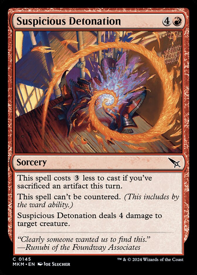 Suspicious Detonation Foil