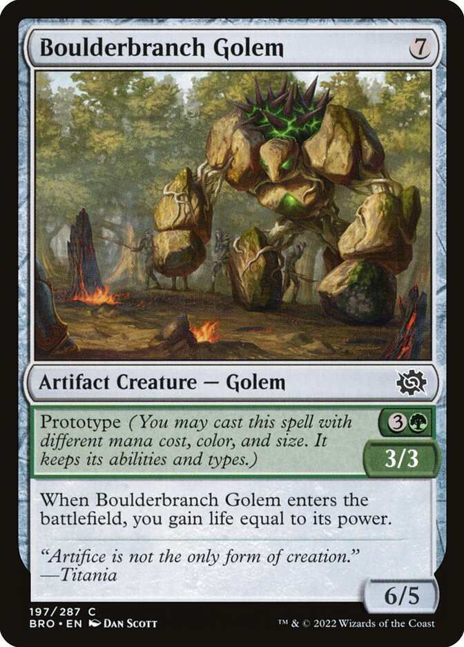 Boulderbranch Golem Foil