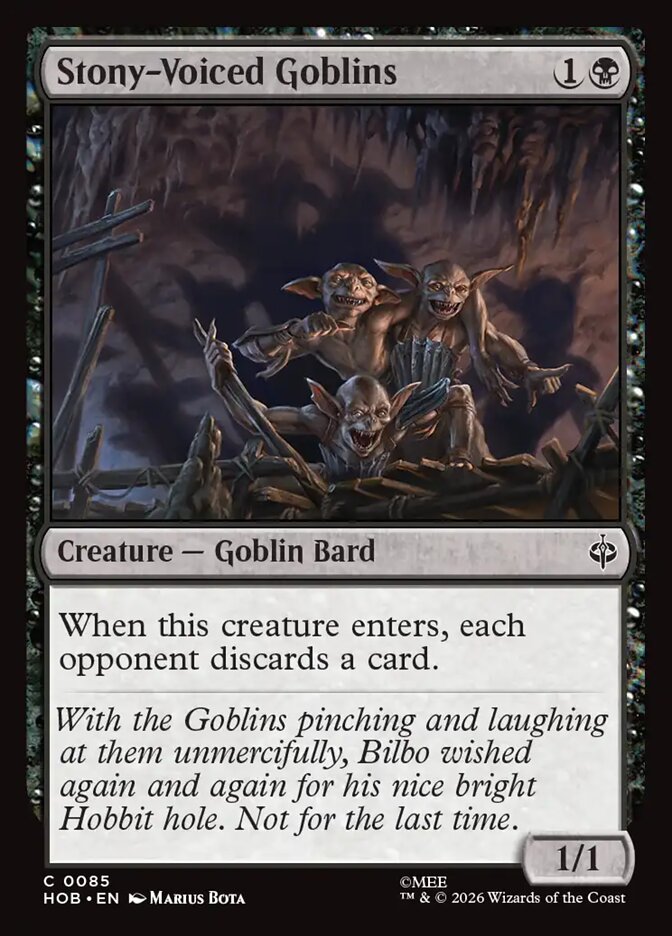 Stony-Voiced Goblins Foil
