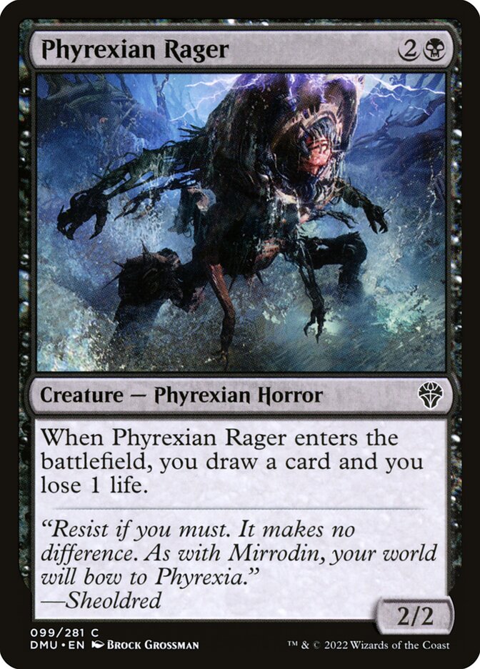 Phyrexian Rager Foil