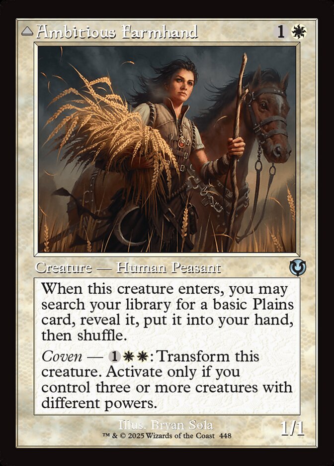Ambitious Farmhand // Seasoned Cathar Retroframe