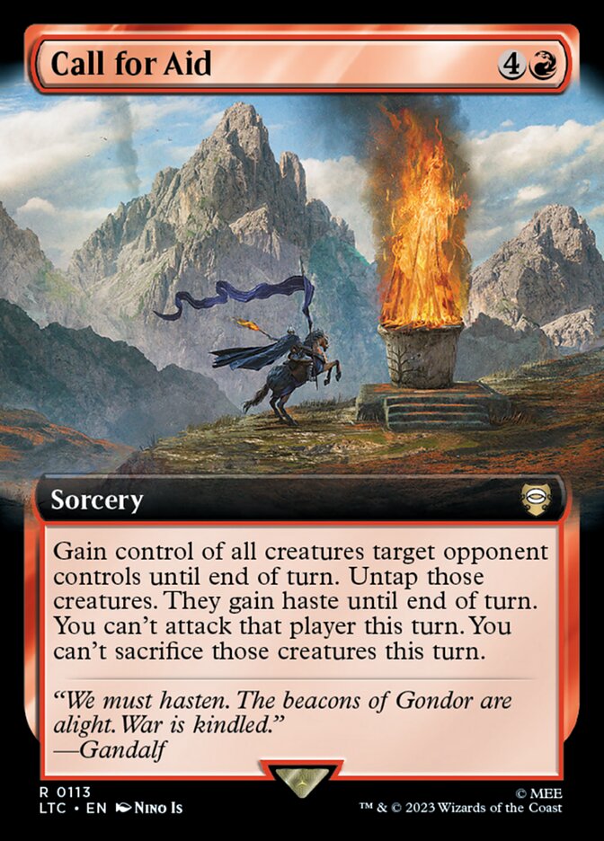 Call for Aid Extended Art