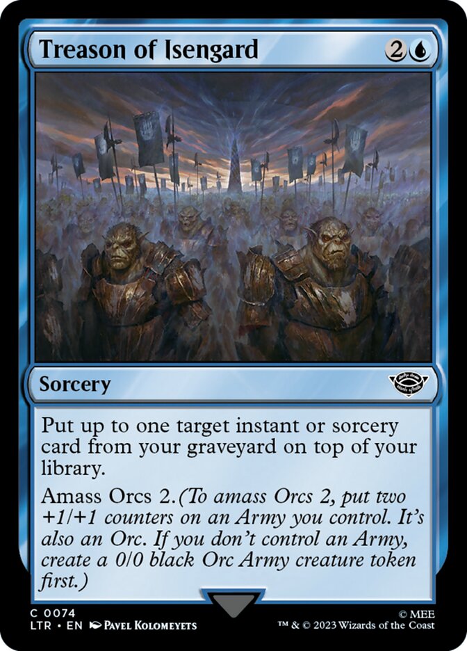 Treason of Isengard Foil