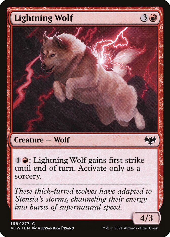 Lightning Wolf Foil