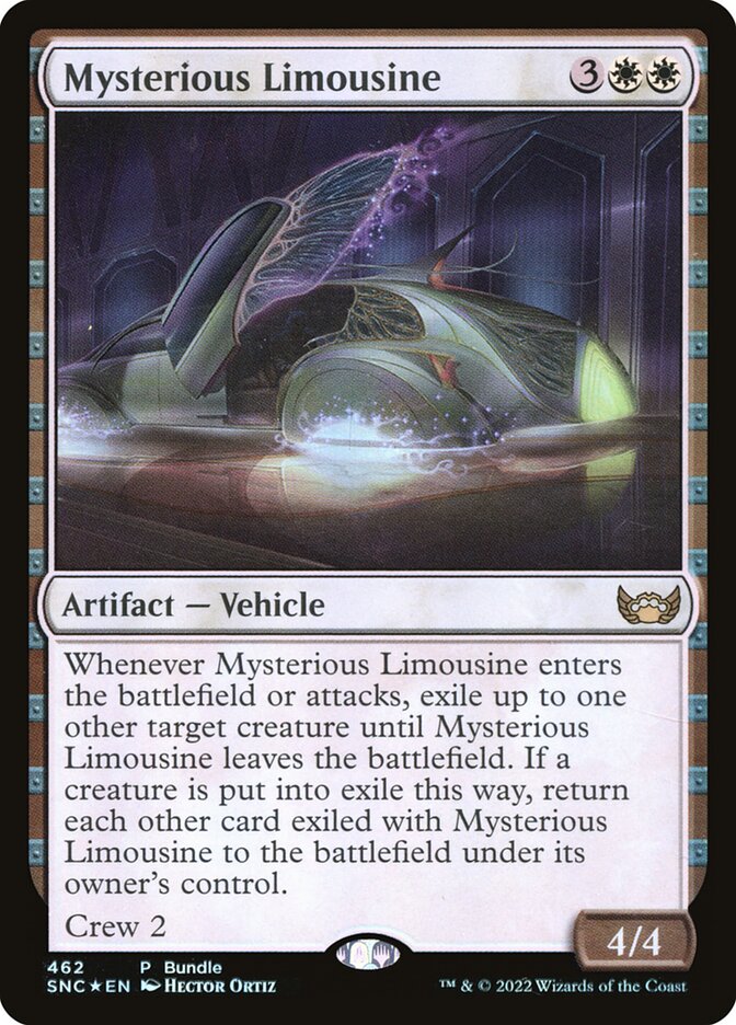 Mysterious Limousine Promo Foil