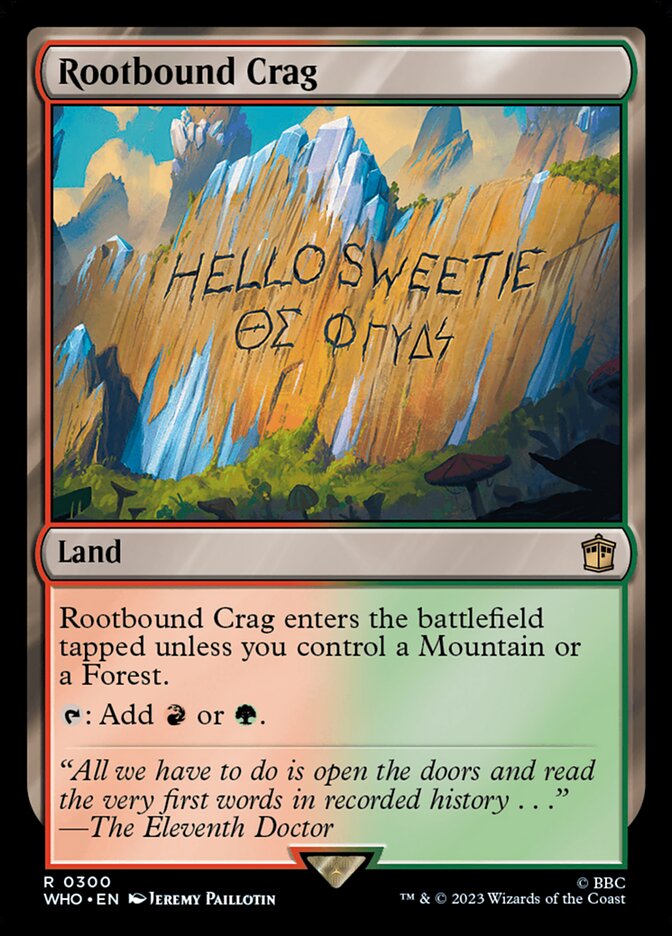 Rootbound Crag Foil
