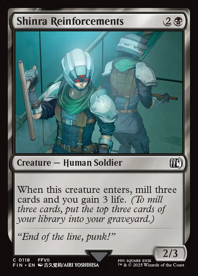 Shinra Reinforcements Foil