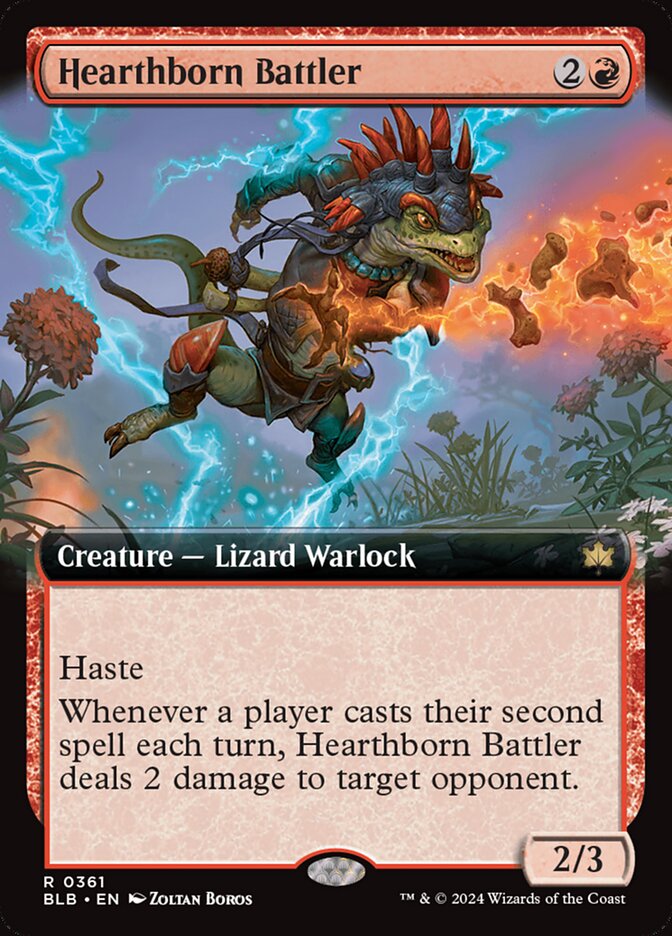 Hearthborn Battler Extended Art Foil