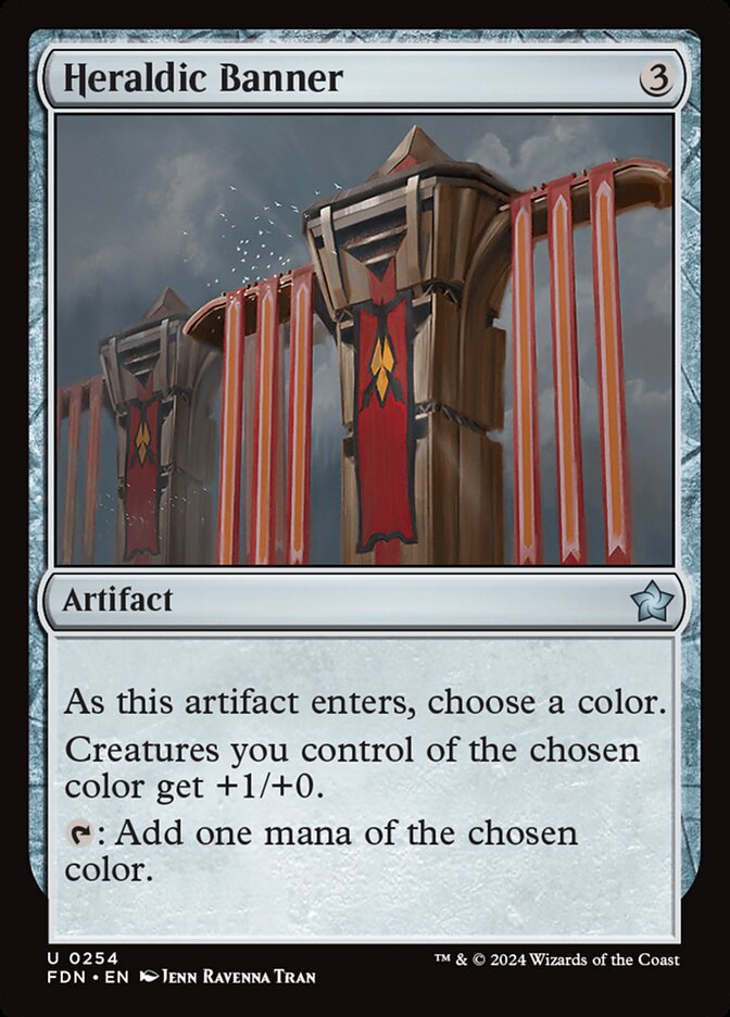 Heraldic Banner Foil