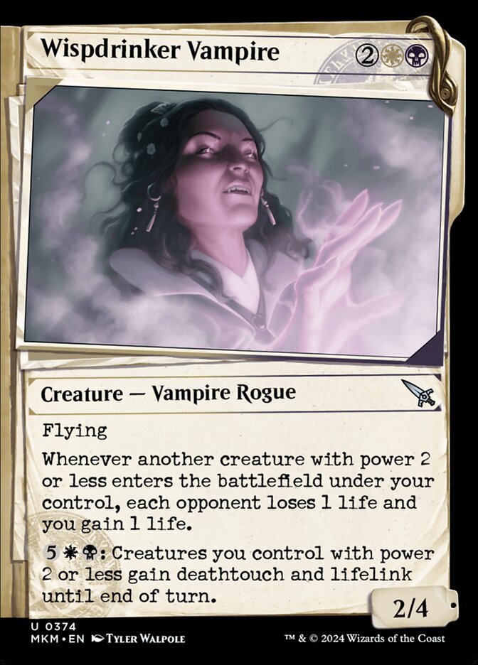 Wispdrinker Vampire Showcase Foil