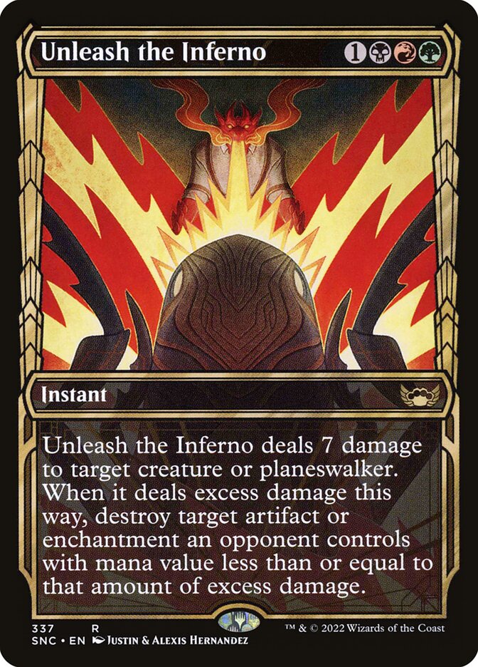 Unleash the Inferno Showcase Foil