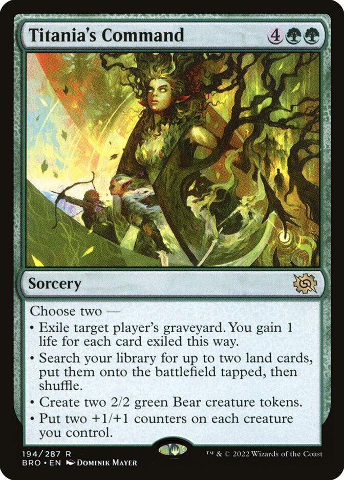 Titania's Command Foil