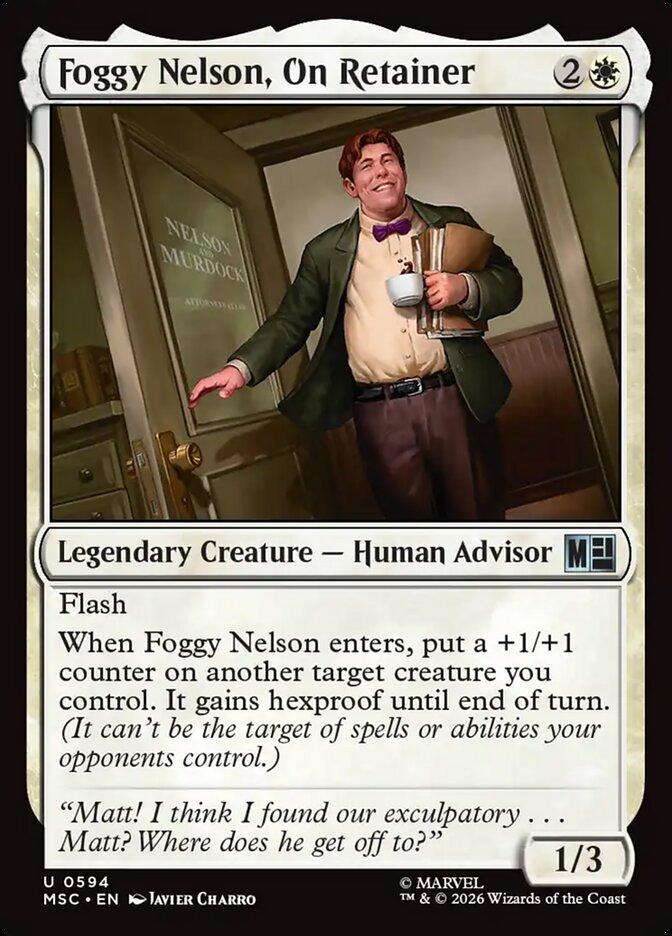 Foggy Nelson, On Retainer Foil