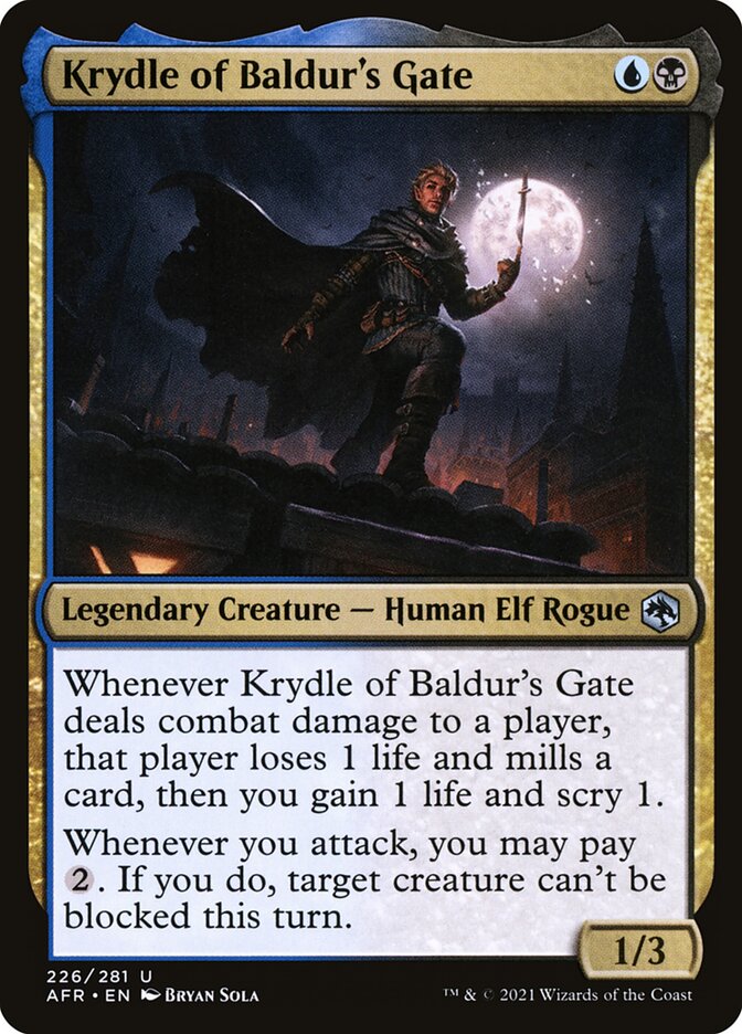 Krydle of Baldur's Gate Foil