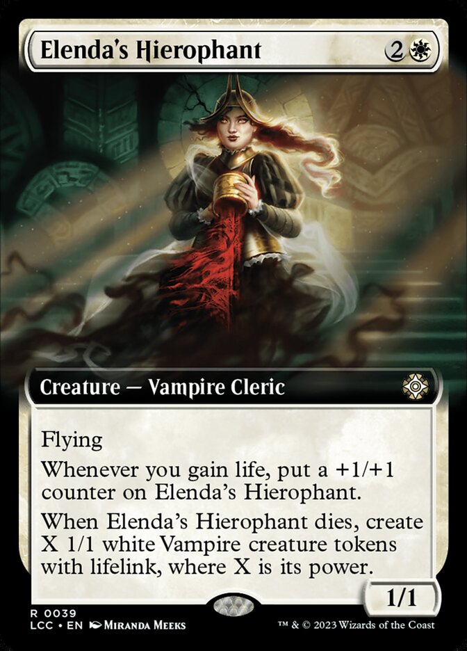 Elenda's Hierophant Extended Art