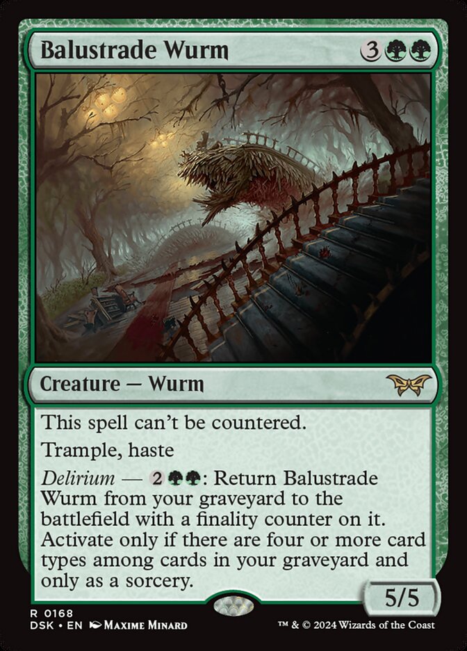 Balustrade Wurm Foil