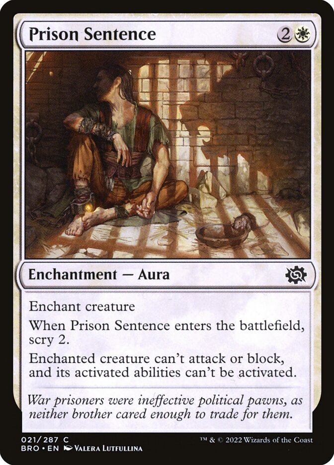 Prison Sentence Foil