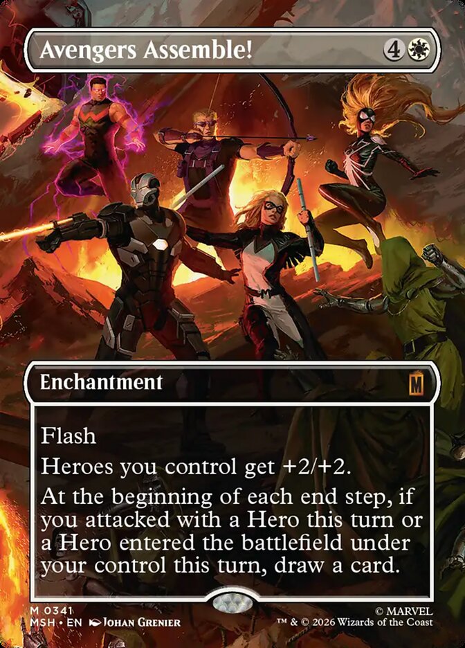 Avengers Assemble! Borderless Scene