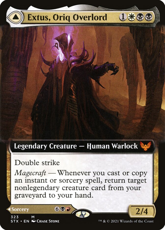 Extus, Oriq Overlord // Awaken the Blood Avatar Extended Art Foil