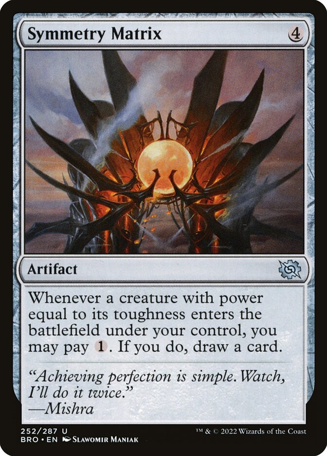 Symmetry Matrix Foil