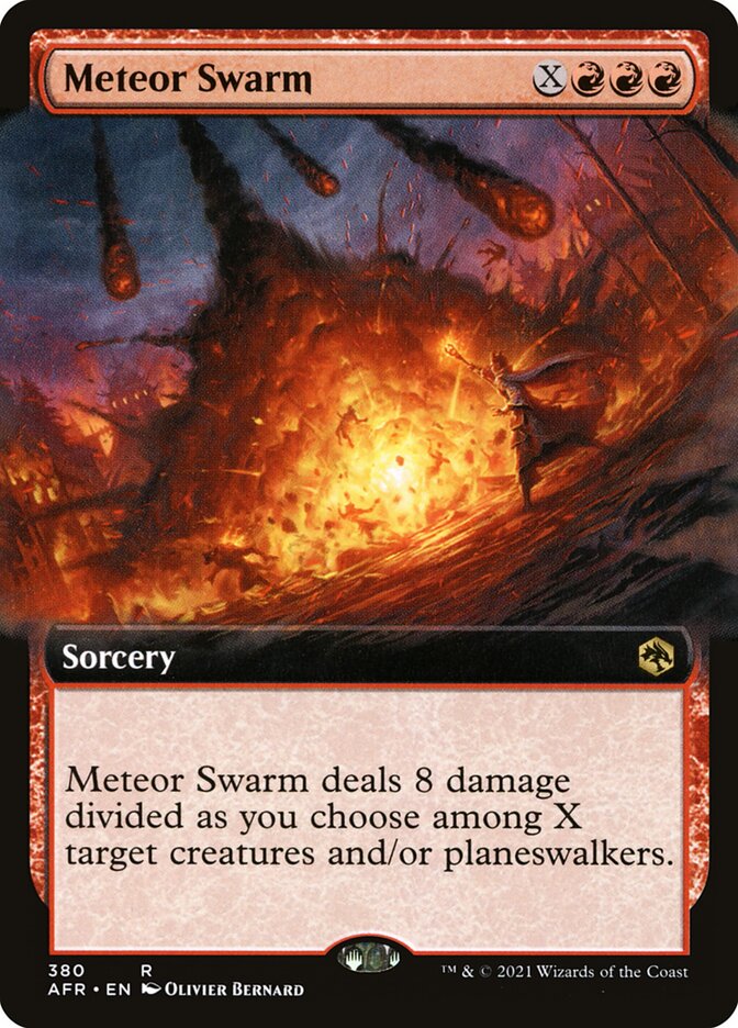 Meteor Swarm Extended Art