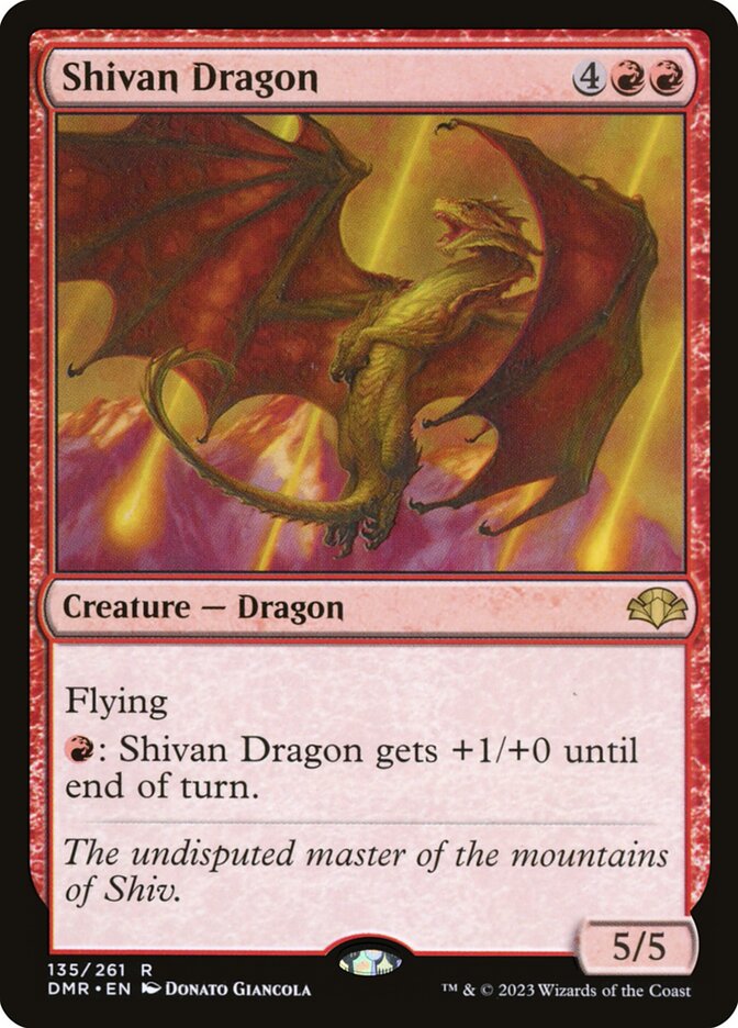 Shivan Dragon Foil