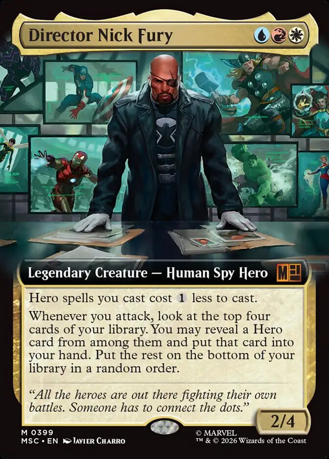 Director Nick Fury Extended Art