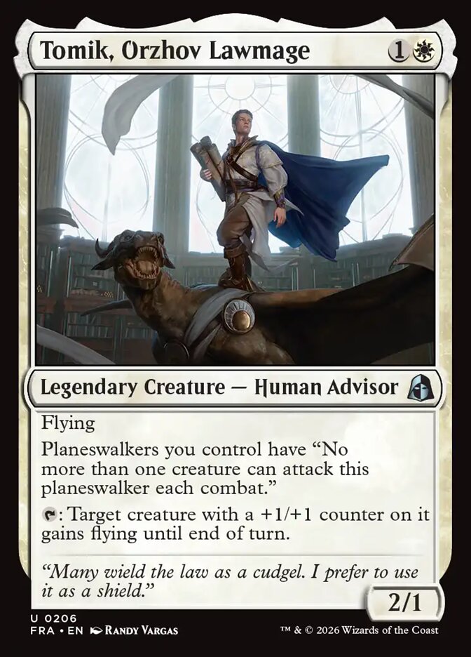 Tomik, Orzhov Lawmage Foil