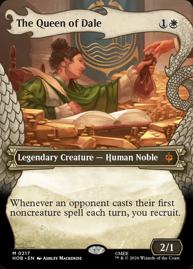 The Queen of Dale Dragon Frame Foil