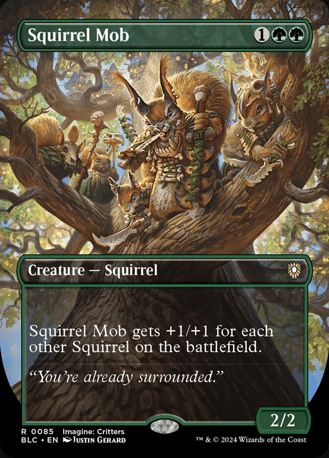 Squirrel Mob Borderless Foil