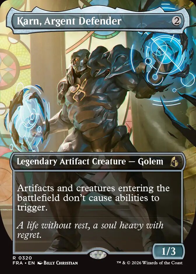 Karn, Argent Defender Borderless Echoed