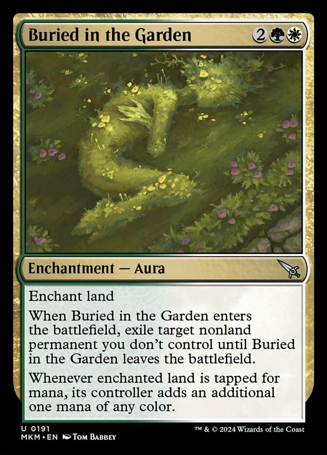 Buried in the Garden Foil