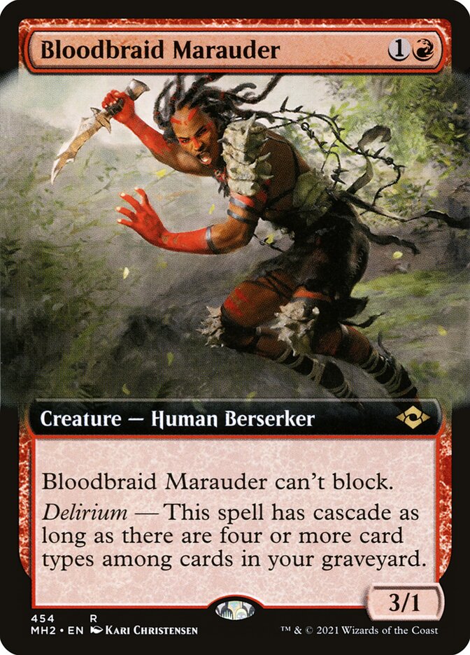Bloodbraid Marauder Extended Art
