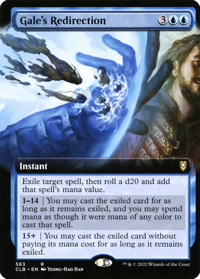 Gale's Redirection Extended Art Foil
