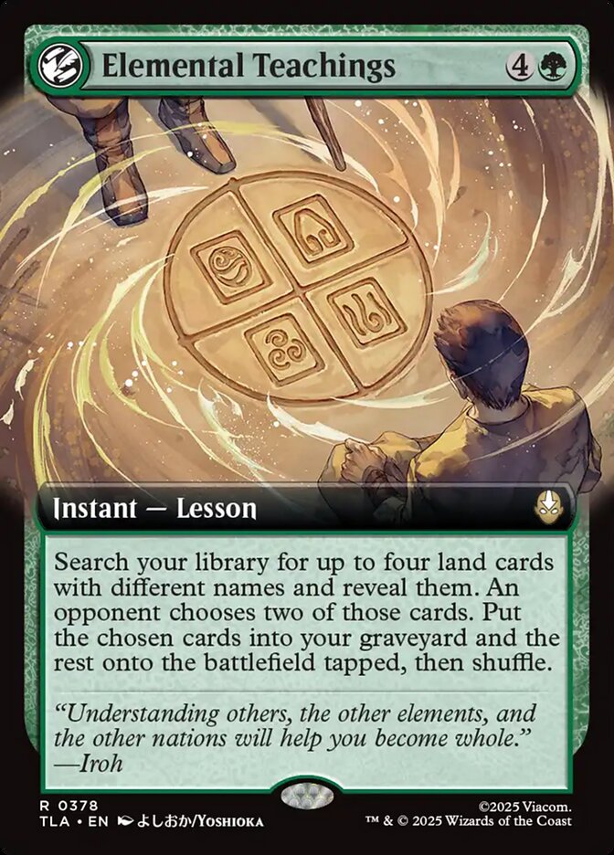 Elemental Teachings Extended Art