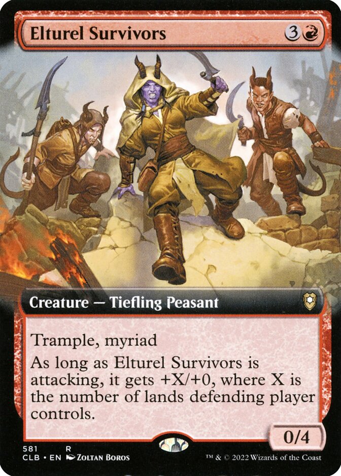 Elturel Survivors Extended Art Foil