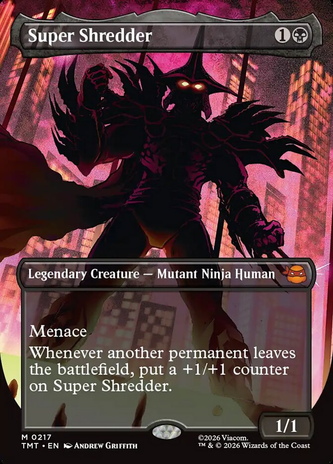 Super Shredder Borderless Silhouette Foil