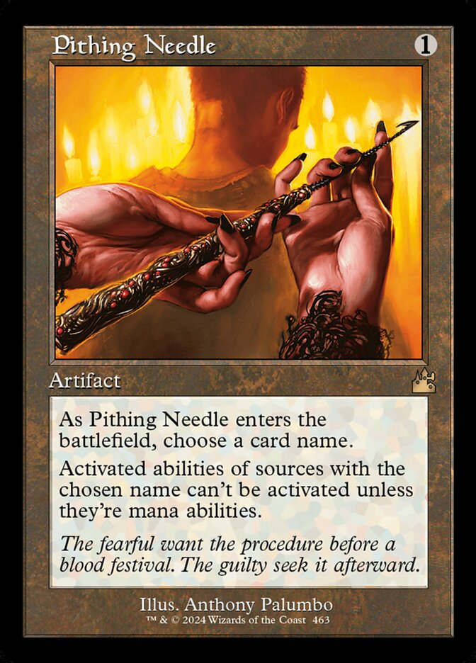 Pithing Needle Retro Frame