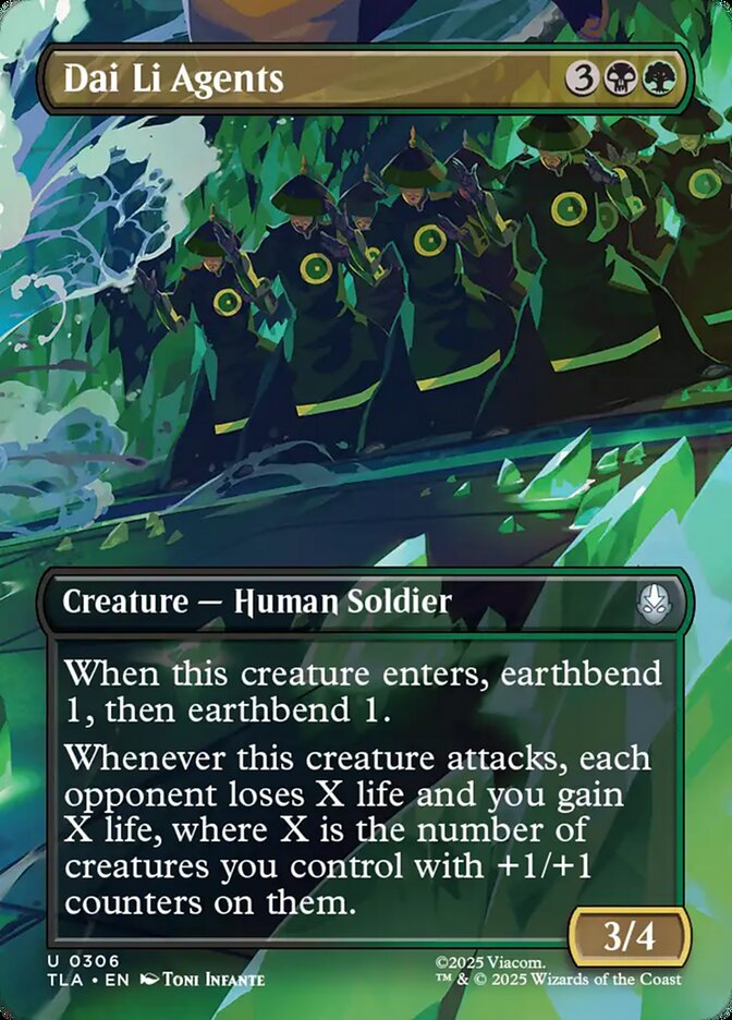 Dai Li Agents Borderless Scene Foil