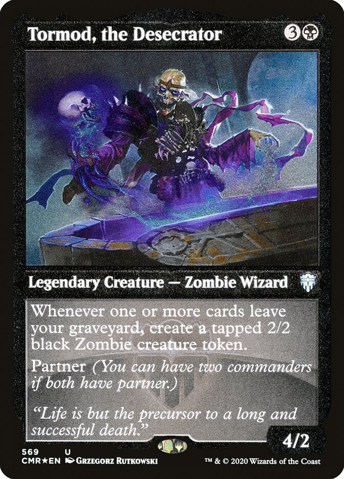Tormod, the Desecrator Etched Foil