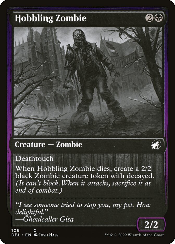 Hobbling Zombie Foil