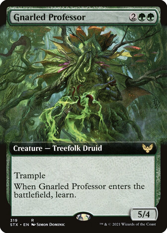 Gnarled Professor Extended Art
