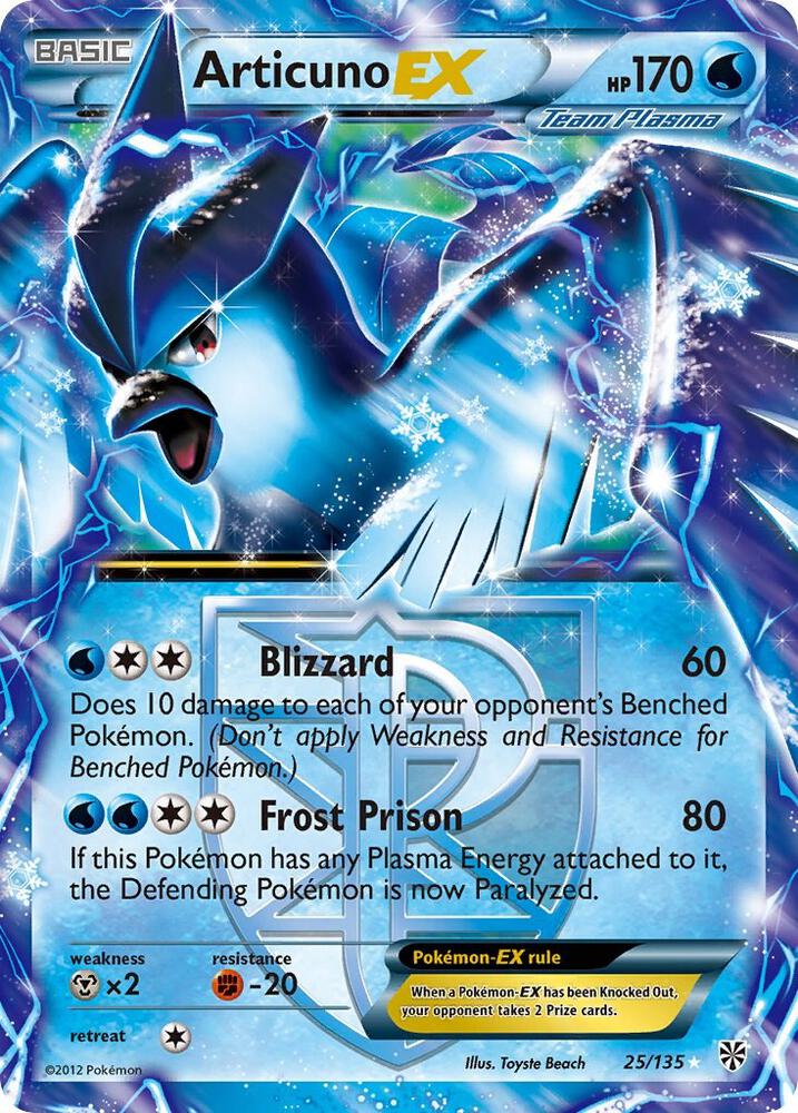 Articuno EX foil