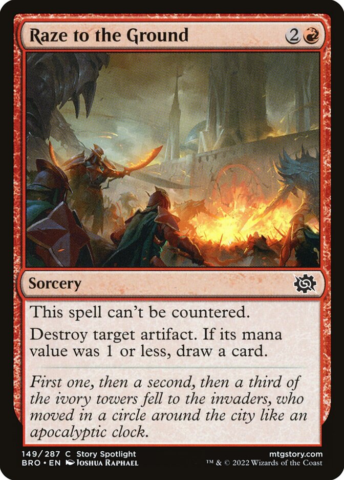 Raze to the Ground Foil